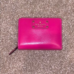 Hot Pink Kate Spade wallet